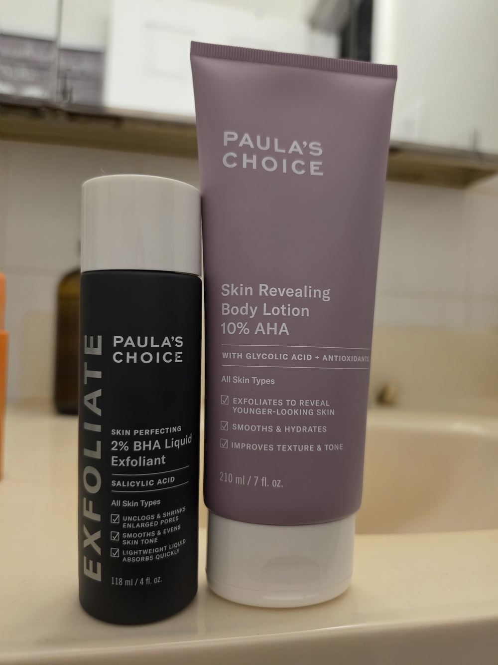 Paula's Choice Dual Exfoliant Set – Mauve & Black Packaging